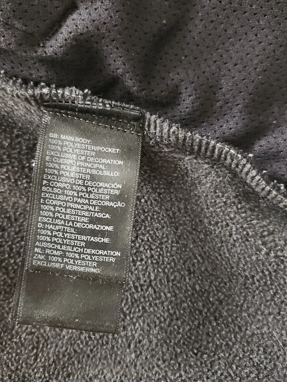 The North Face Men’s Small Full-Zip Softshell Jacket - Dark Gray,